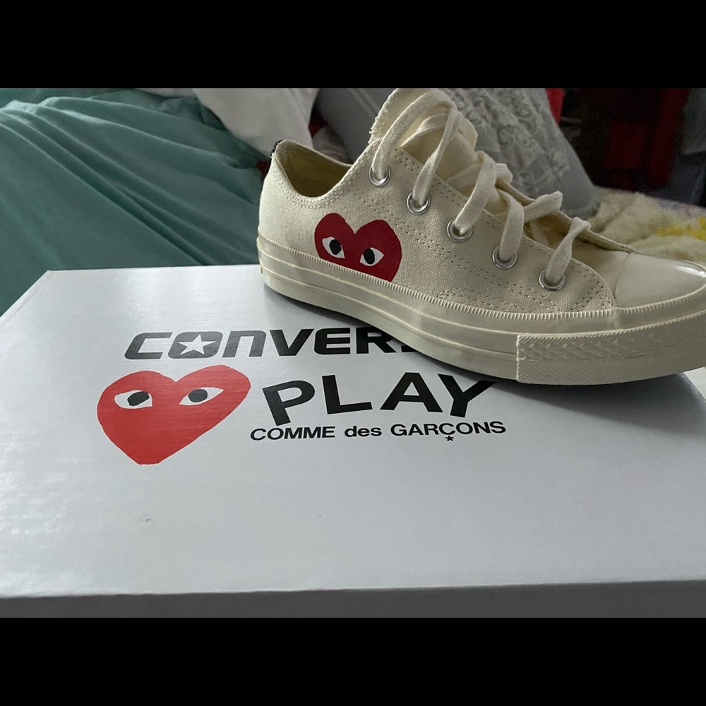 CONVERSE PLAT COMME DES GARÇONS SIZE WOMEN 6
